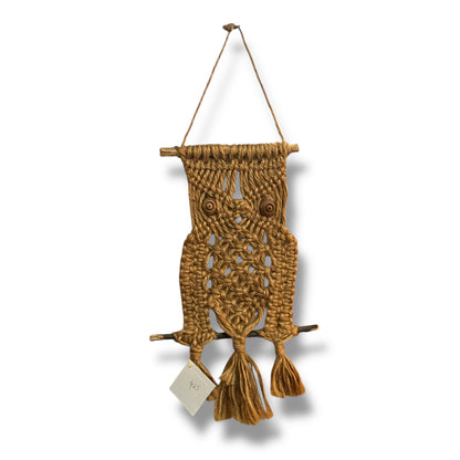 Macramé Owl Wall Hanging