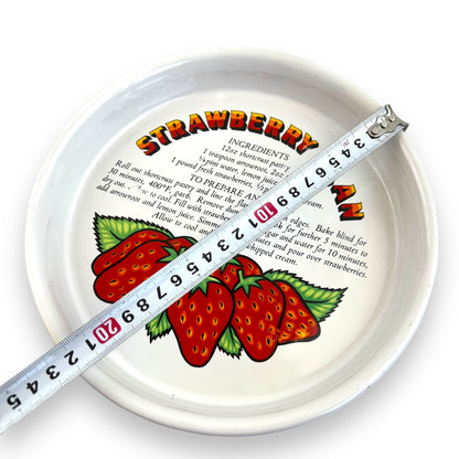 Strawberry Flan Recipe Baking Dish