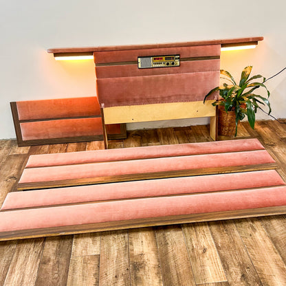 Pink Single Retro Radio Bedframe