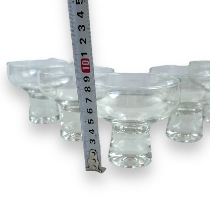 Crown Corning 'Regis' champagne and dessert coupe set of 5