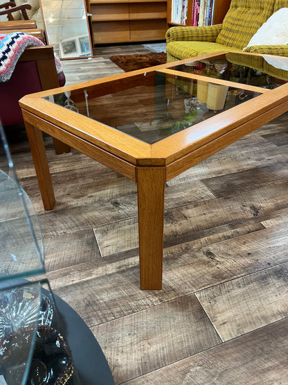 Parker Coffee Table | Solid Timber & Glass Top