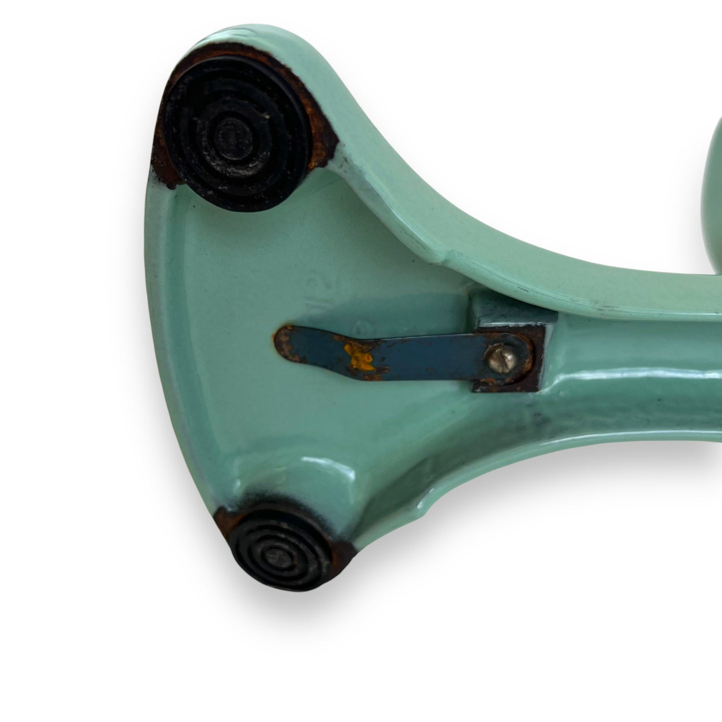 Harper Cast Iron Green Enamel Food Grinder Mincer, Meat mince grinder cast iron chopper