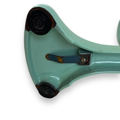 Harper Cast Iron Green Enamel Food Grinder Mincer, Meat mince grinder cast iron chopper