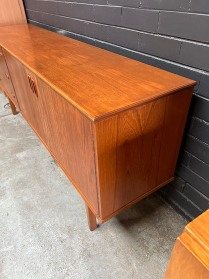 Mid-Century Teak Sideboard with Drawers & Cupboard Storage