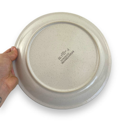Stonybrook Stoneware Plate | Yellow Floral Design | Serving Plate