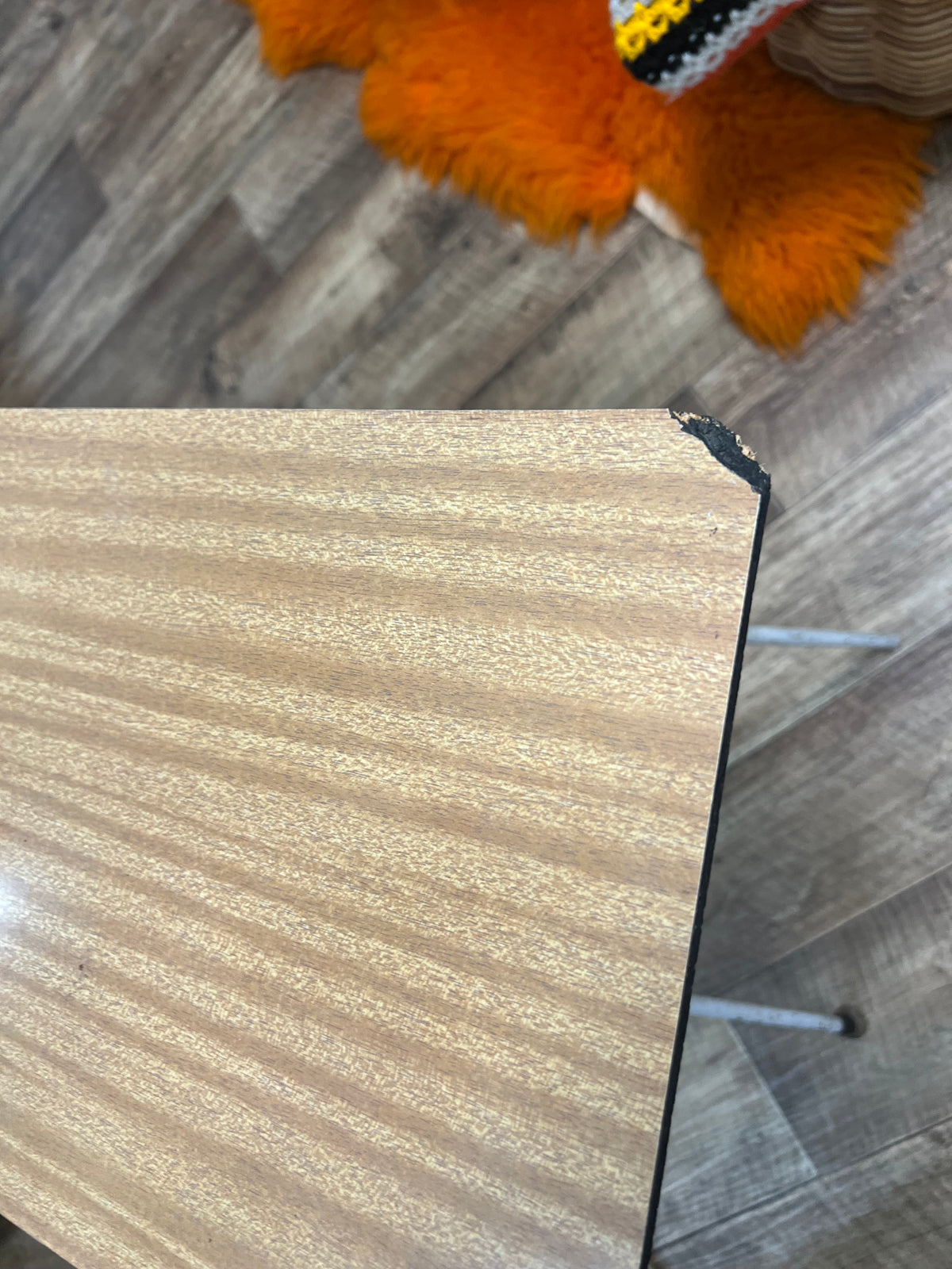 Telephone Table with Vinyl Seat