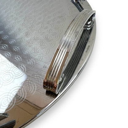 Ranleigh round Stainless Steel Serving Tray