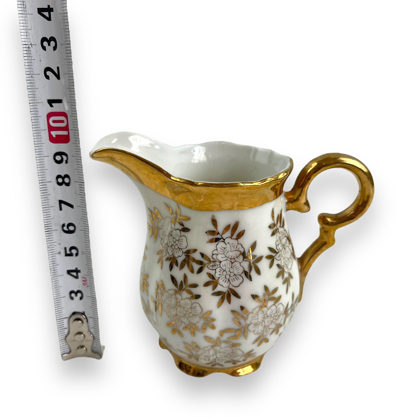 Gold rose pattern small creamer jug - made in Japan