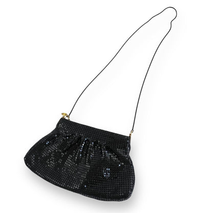Vintage black mesh purse