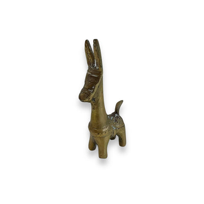 Small brass donkey