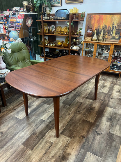 Parker Mid Century Teak Extendable Dining Table