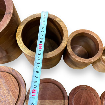 Wooden Canister Set (Set of 4)