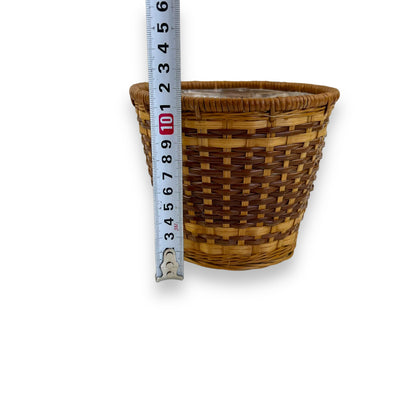 Small Cane Plant Basket with plastic lining