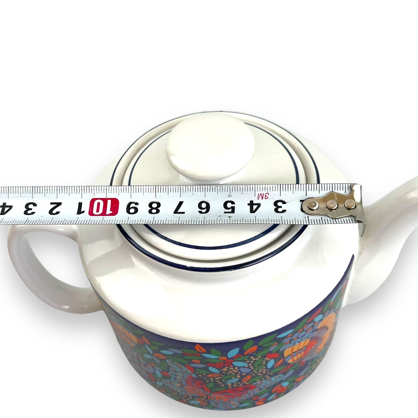 Multi Colour Butterfly Teapot