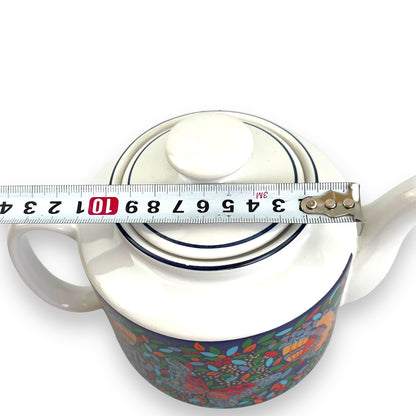 Multi Colour Butterfly Teapot
