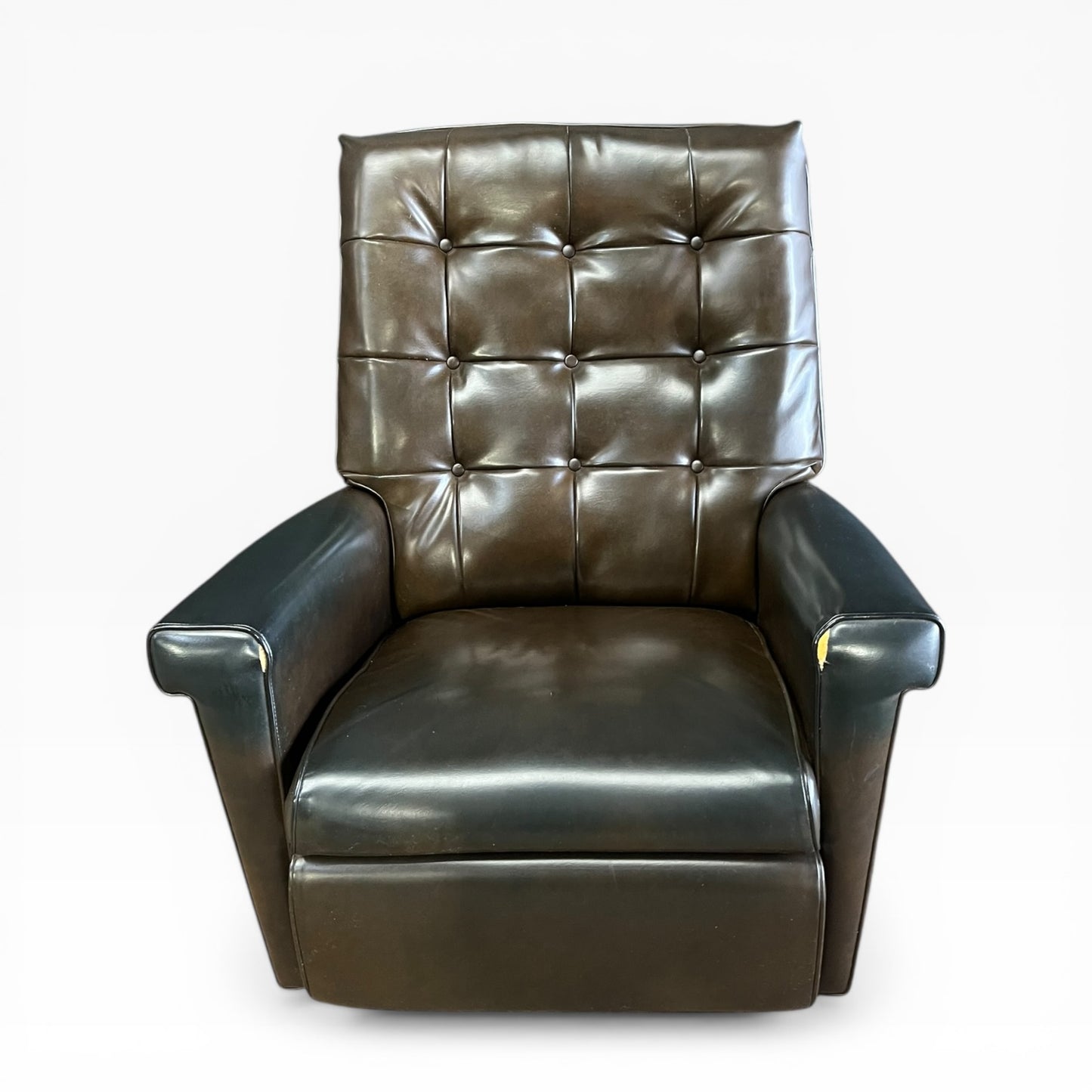 Jason La-Z-Boy Recliner Armchair – Brown Vinyl