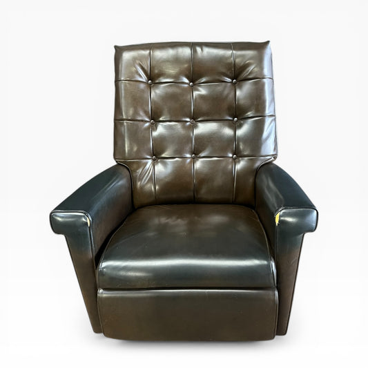 Jason La-Z-Boy Recliner Armchair – Brown Vinyl