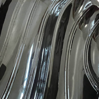 Black Shell-Shaped Serving Platter