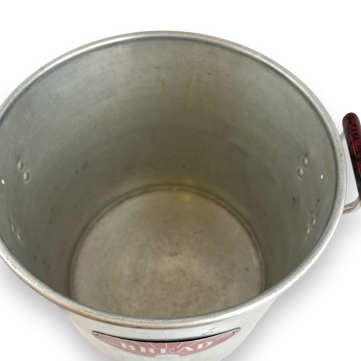 Large Metal Bread Bin with Lid and Handles