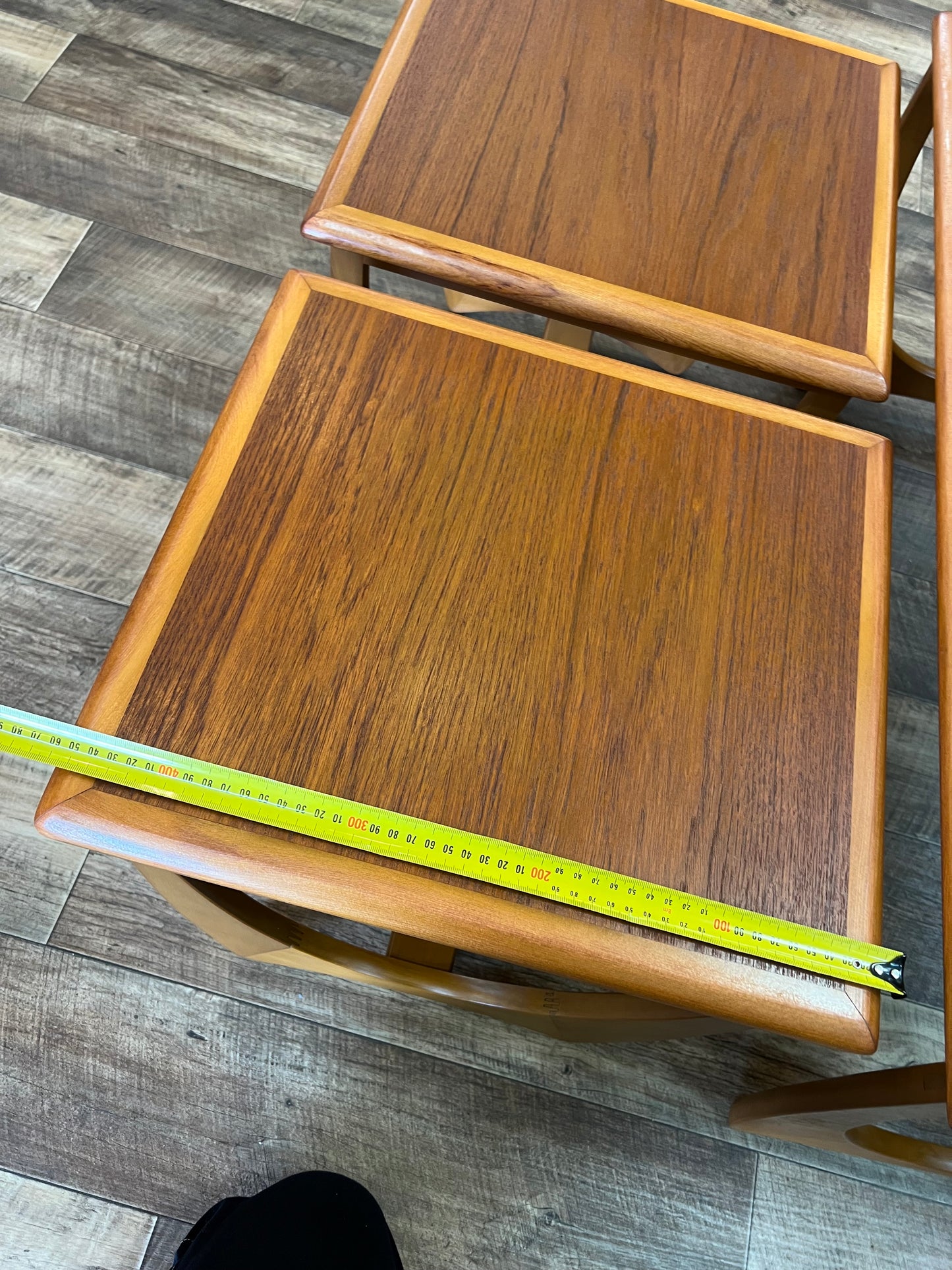 Kalmar Teak Nest of Three Coffee Tables