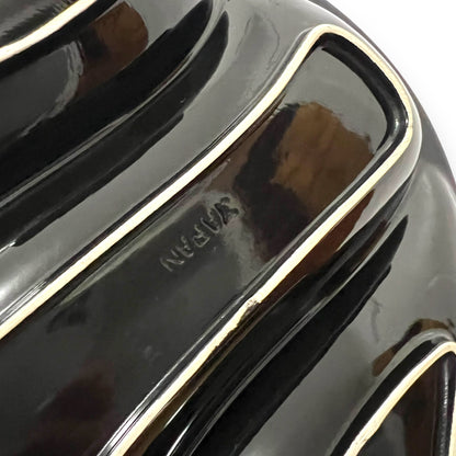 Black Shell-Shaped Serving Platter