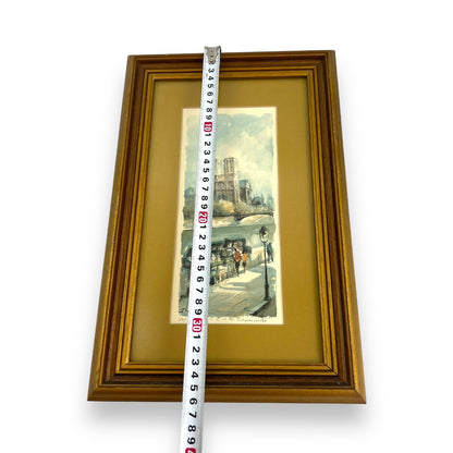 “Bouquinistes” Print by Lucien DELARUE