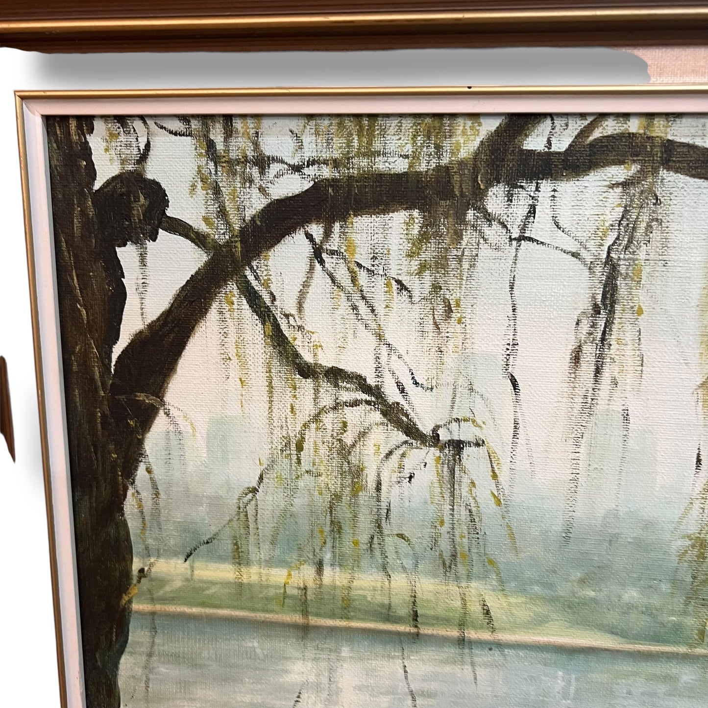 Willow Tree Landscape by Chrileen Petrie – Original Oil Painting