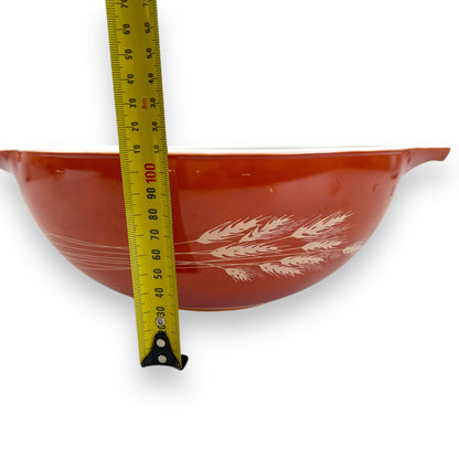 Pyrex 444 Wheat Cinderella Mixing Bowl – 4 Qt, Autumn Harvest Collection