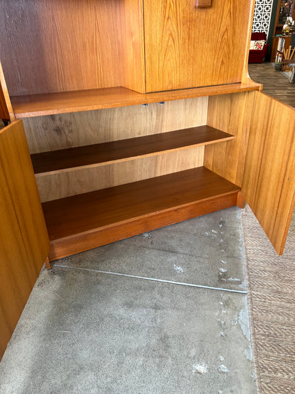 Display Cabinet with pull down Bar section