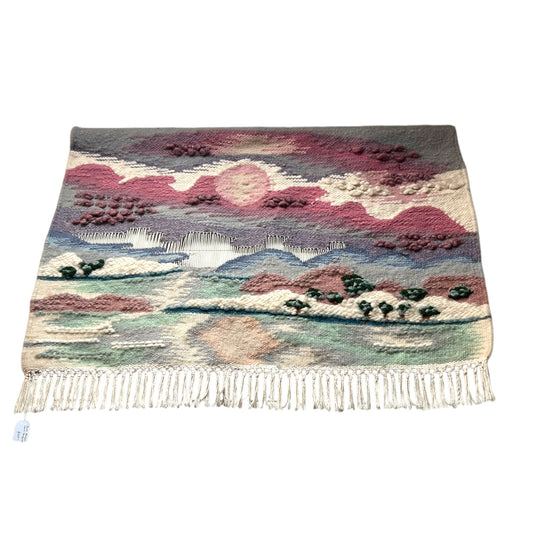 Sunset Landscape with Clouds and Trees - South African Wall Hanging