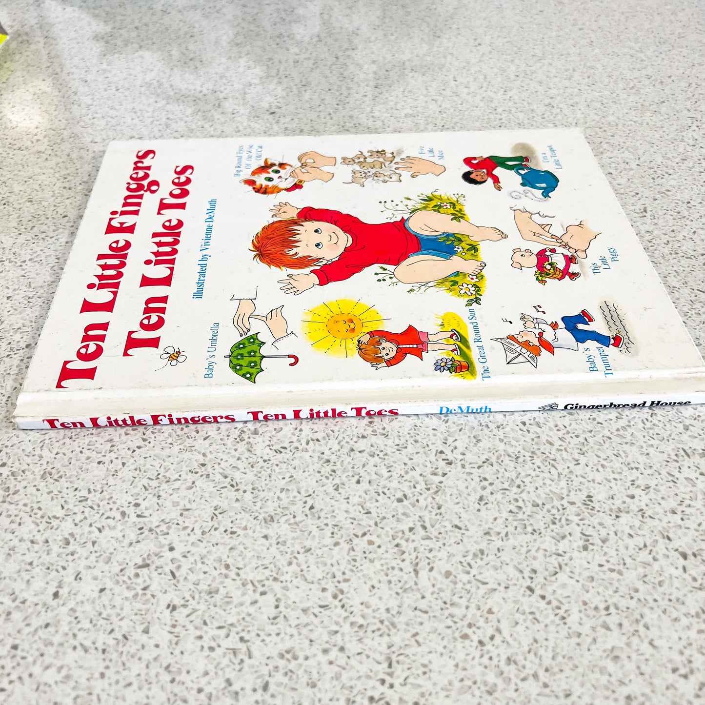 Ten Little Fingers Ten Little Toes illustrated by Vivienne DeMuth Childrens Book 1979
