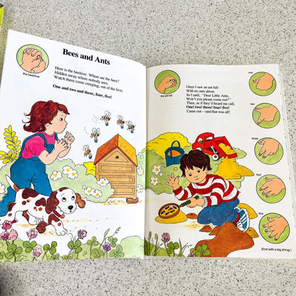 Ten Little Fingers Ten Little Toes illustrated by Vivienne DeMuth Childrens Book 1979