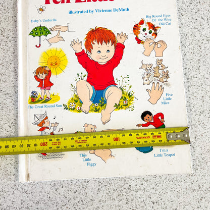 Ten Little Fingers Ten Little Toes illustrated by Vivienne DeMuth Childrens Book 1979