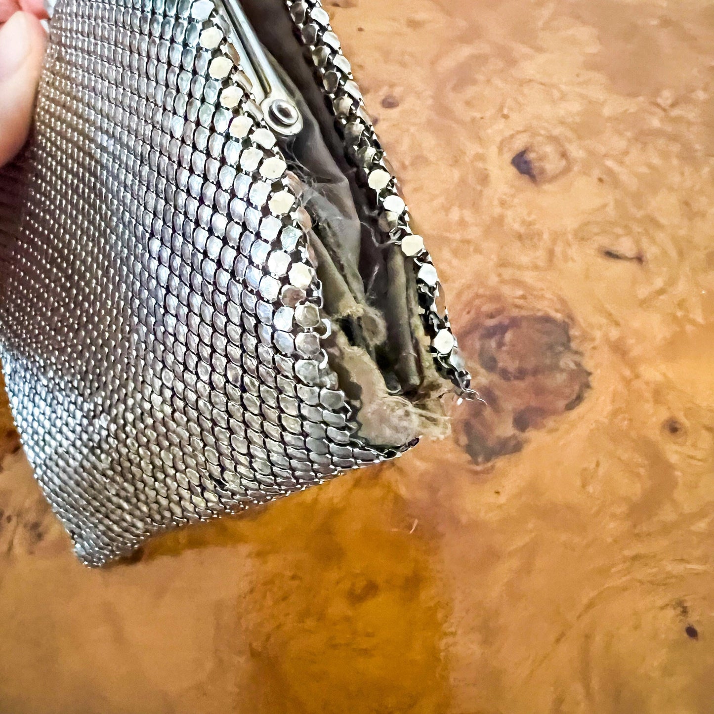 Gold Women’s Mesh Wallet
