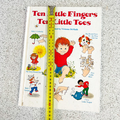 Ten Little Fingers Ten Little Toes illustrated by Vivienne DeMuth Childrens Book 1979