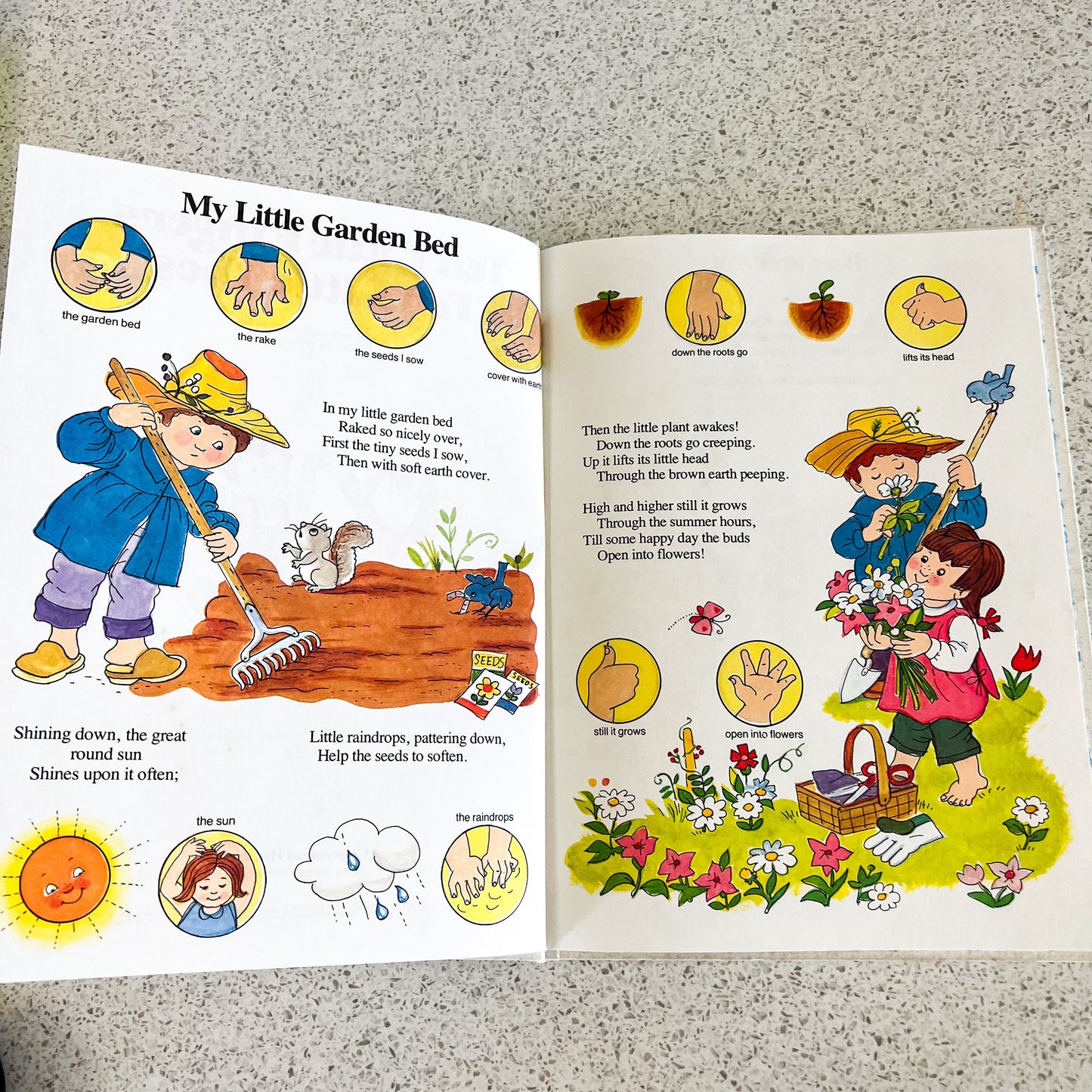 Ten Little Fingers Ten Little Toes illustrated by Vivienne DeMuth Childrens Book 1979