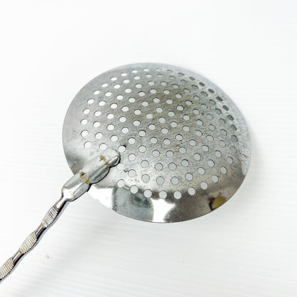 Orange plastic handle large spoon - Made in Japan