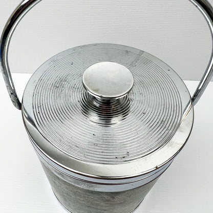 Map pattern ice bucket