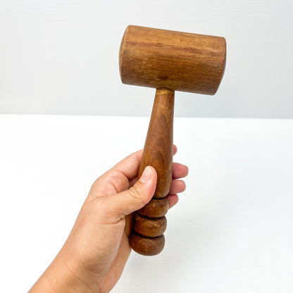 Wooden kitchen mallet hammer