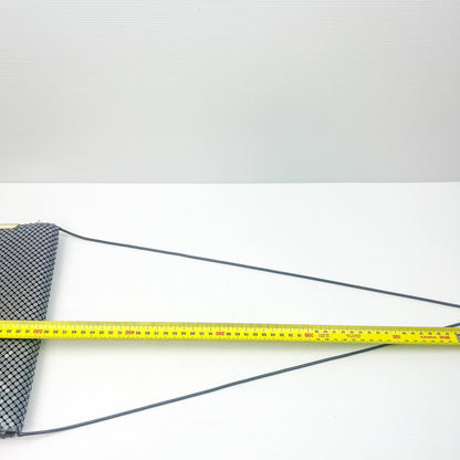 Vintage Grey mesh purse - shoulder metal strap