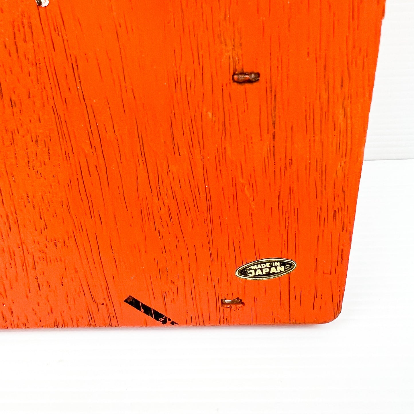 Retro wooden sewing storage caddy board