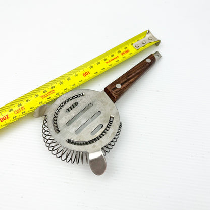 Wooden Handle Cocktail Strainer - Made in Japan