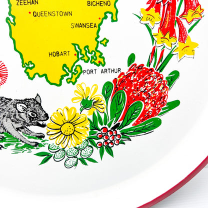 Tasmania Novelty Souvenir Plastic Serving Tray