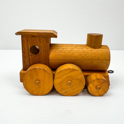 Wooden train toy