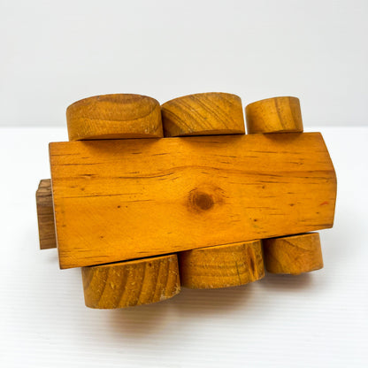Wooden train toy