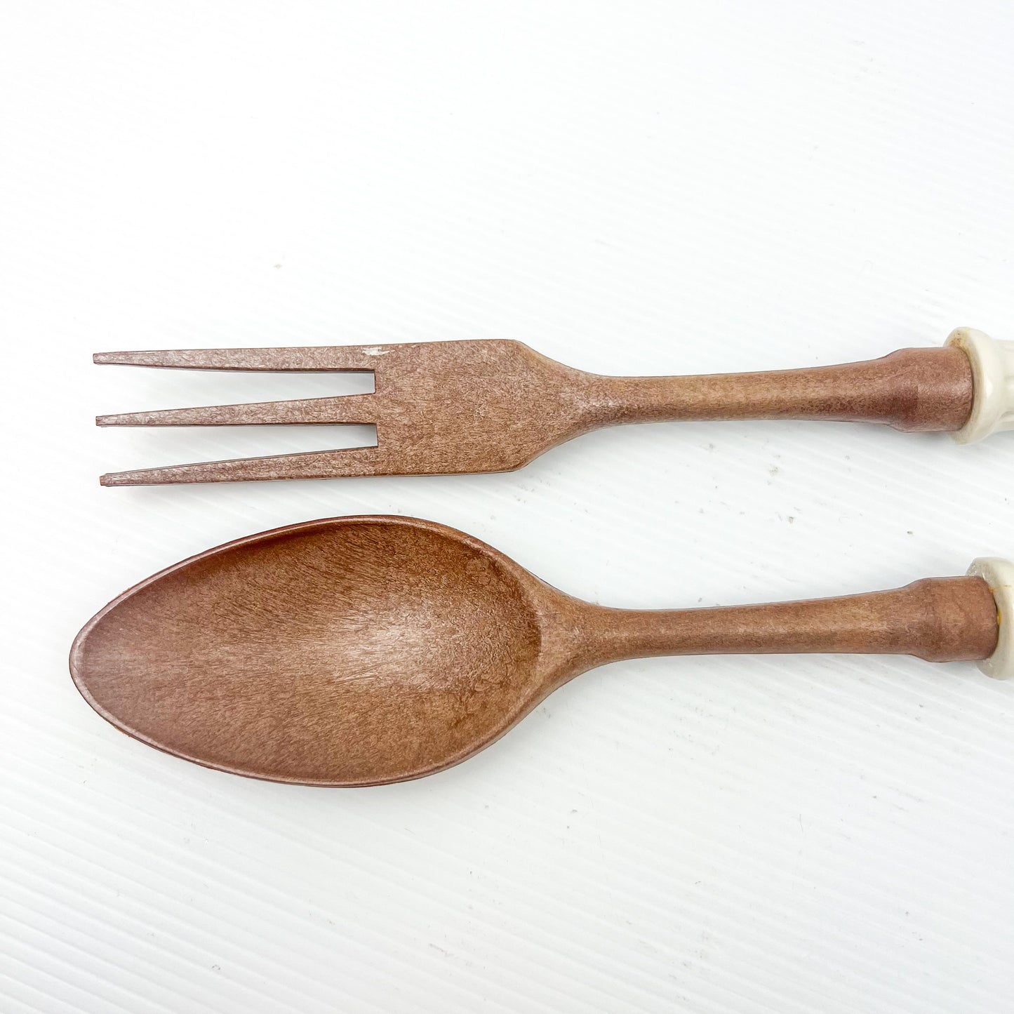 Malta ceramic handle salad serving utensils