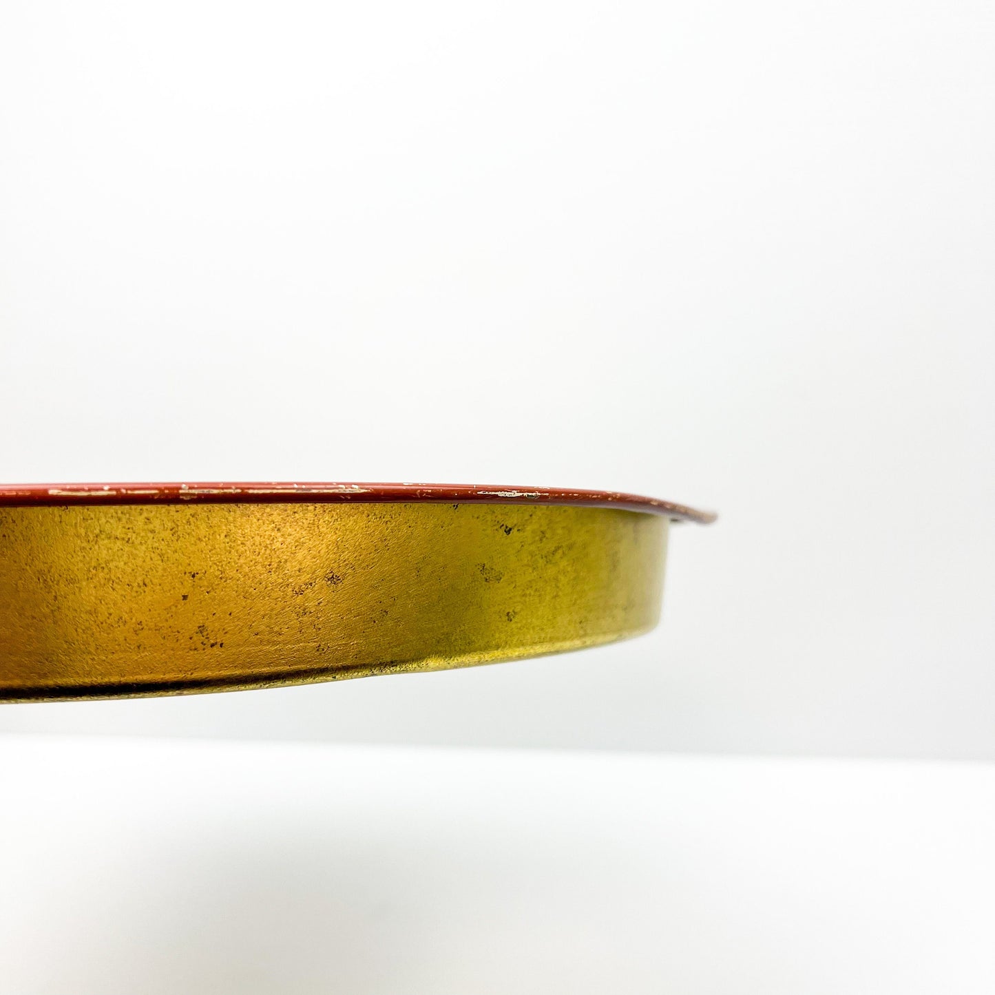 Willow Australia metal orange flower drink tray