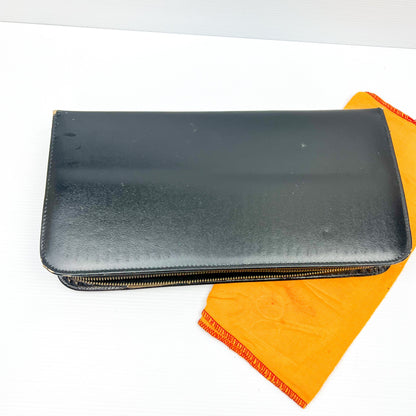 Men’s travel bathroom leather case and accessories set