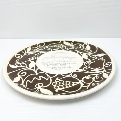 Scones recipe plate - made in Japan