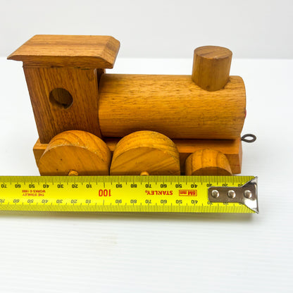Wooden train toy